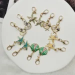 5 pezzi strass stella marina pendenti per scarpe decorazioni lacci per scarpe ciondoli lacci per scarpe fai da te fibbie divertenti clip per scarpe conchiglia accessori