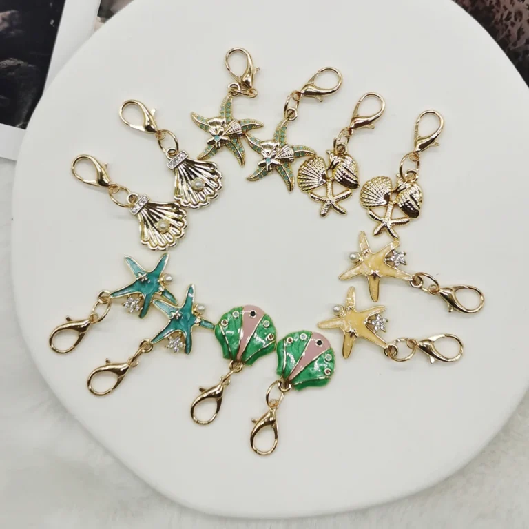 5 pezzi strass stella marina pendenti per scarpe decorazioni lacci per scarpe ciondoli lacci per scarpe fai da te fibbie divertenti clip per scarpe conchiglia accessori