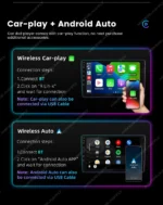 MEKEDE Wireless CarPlay Android Auto Autoradio per Mercedes Benz Smart Fortwo 451 2005 - 2015 Navigazione GPS 2 din Autoradio - Image 2