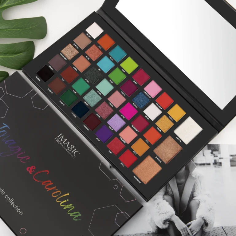 IMAGIC palette di ombretti a 43 colori, combinazione di evidenziatori per ombretti, trucco professionale LTD-602