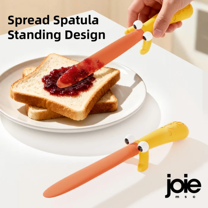 Joie Raschietto in silicone Turner Spreader Raschietto per salsa Spatola per crema al burro Spatola antiaderente Gadget da cucina resistenti al calore