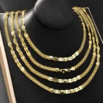 Sunny Jewelry Fashion Jewelry 2021 collana a maglie collana Maxi dichiarazione collana donna Dubai geometrica di alta qualità per regalo per feste