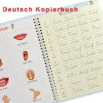 Grande Formato 18.5*26 cm Tedesco Magia Pratica Quaderno Penna Prescolare Bambini Calligrafia Bambini Riutilizzabile Deutsch Libro di Scrittura