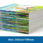 60 libri/set Libro illustrato per l'apprendimento precoce dell'inglese dei bambini Libro di fiabe di lettura classificato Illuminazione Fiaba cognitiva Storia della buonanotte