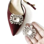 1PC Lady Crystal Shoe Clips Fascino rimovibile Gioielli Fibbia Donna Tacco alto Strass Scarpe Matrimonio Decorazioni di gioielli lucidi - Image 6