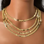 Sunny Jewelry Fashion Jewelry 2021 collana a maglie collana Maxi dichiarazione collana donna Dubai geometrica di alta qualità per regalo per feste