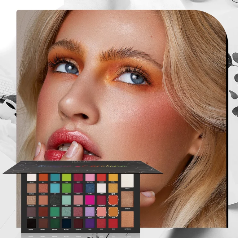 IMAGIC palette di ombretti a 43 colori, combinazione di evidenziatori per ombretti, trucco professionale LTD-602