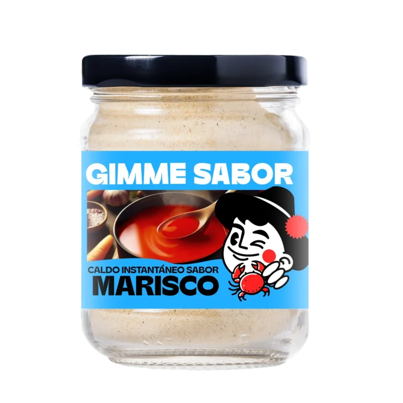 Sapore preparato per brodo di frutti di mare Gimme, senza allergeni, senza glutammato, senza conservanti