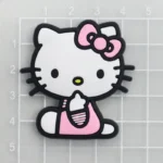 Girly Hello Kitty Accessori per scarpe per zoccoli Simpatici ciondoli per scarpe alla moda fai da te Cuore Fiocco e note musicali Sandali Accessori Regali