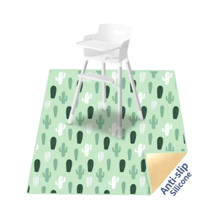 HappyFlute Tappetino antispruzzo per sotto seggiolone/artigianato Lavabile impermeabile antiscivolo Tappetino antispruzzo Tappetino da gioco portatile per bambini