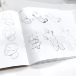 Personaggi anime Tracciare schizzi Libro tutorial dipinto a mano Struttura del corpo umano Copia dinamica Linea pratica Bozza Libri di pratica
