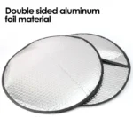 Car Steering Wheel Anti-Heat Sun Shade Cover Sunscreen Insulation Cover Foldable Sun-proof Anti-UV Protect Parasol Shield - Image 6