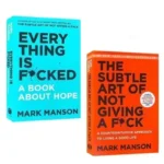L'arte sutil di non dando un Fxck / ogni cosa è Fxcked di Mark Manson Libro antistress per autogestione