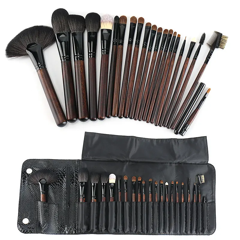 21 PCS Soft Goat Hair manico in legno pennelli per trucco Set Kit professionale trucco per le donne strumenti cosmetici coreani bellezza