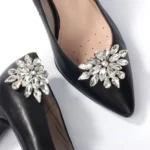 1PC clip per scarpe da donna rimovibili scarpe da sposa da sposa decorazione donna ciondoli con tacco alto gioielli strass decorazione di scarpe di cristallo - Image 2
