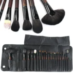 21 PCS Soft Goat Hair manico in legno pennelli per trucco Set Kit professionale trucco per le donne strumenti cosmetici coreani bellezza - Image 3