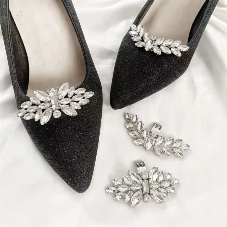 1PC Lady Crystal Shoe Clips Fascino rimovibile Gioielli Fibbia Donna Tacco alto Strass Scarpe Matrimonio Decorazioni di gioielli lucidi