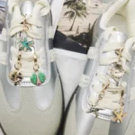 5 pezzi strass stella marina pendenti per scarpe decorazioni lacci per scarpe ciondoli lacci per scarpe fai da te fibbie divertenti clip per scarpe conchiglia accessori