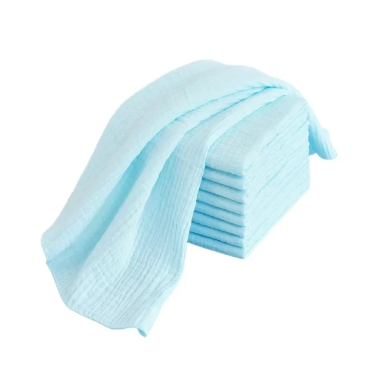 5 pz/lotto 100% Cotone Pannolini di Garza per Bambini - 45*43 cm Lavabile Morbido Perfetto per Il Cambio del Pannolino Neonato e A Duplice Uso come Asciugamani per Bambini