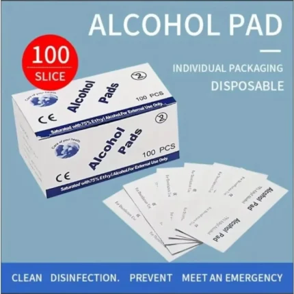 100 pz monouso 75% alcol salviette umidificate per antisettico pelle pulita gioielli telefono cellulare per la disinfezione uso strumenti puliti del tatuaggio