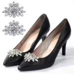 1PC clip per scarpe da donna rimovibili scarpe da sposa da sposa decorazione donna ciondoli con tacco alto gioielli strass decorazione di scarpe di cristallo - Image 6