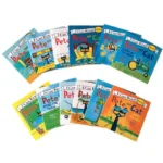 12 libri/set posso leggere Pete The Cat Libri illustrati in inglese Libro di fiabe per bambini Libro di lettura tascabile per la prima educazione