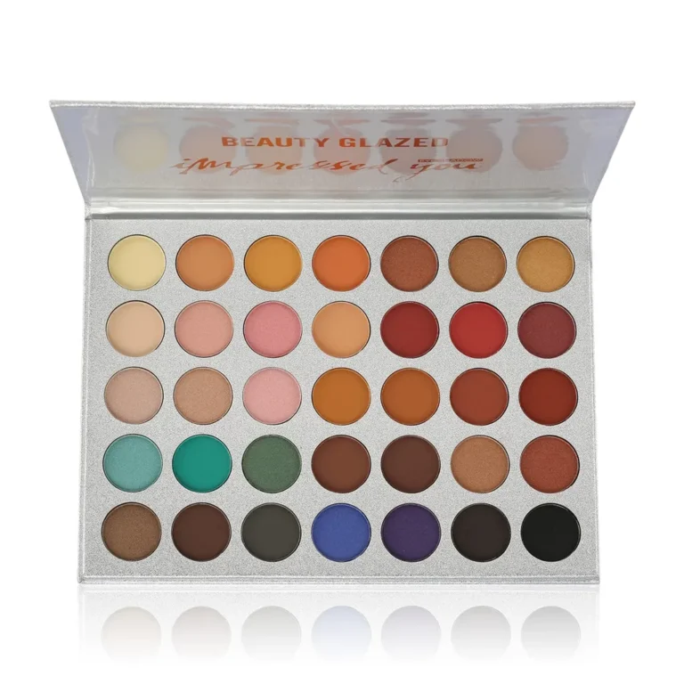 BEAUTY GLAZED Impressed Me Perfect 35 colori Matte Shimmer Palette per trucco impermeabile a lunga durata