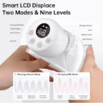 BornBL S12 Tiralatte Elettrico Doppio/Semplice, Estrattore di Latte Mamma Poratable a Mani Libere, Tiralatte Slient per Il Bambino