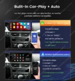 MEKEDE 12.5 pollici Android 14 Wireless Carpaly Auto Radio per Mercedes Benz Classe C W204 S204 2008-2010 GPS DSP Lettore multimediale - Image 6