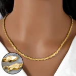Collana con catena a serpente in acciaio inossidabile Sunny 2024 Nuovo articolo disponibile in più lunghe Gioielli di moda da strada da donna adatti