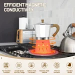 Piastra di conduzione del calore in acciaio inossidabile Diffusore di calore Adattatore di induzione per cottura Bollitore per caffè Piano cottura Piastra del gas elettrico - Image 3