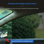 SEAMETAL 2Pcs Car Side Window Sun Shade Film Electrostatic Sunshade Sticker Summer Sun Protection Anti Glare UV Blocking Film - Image 4