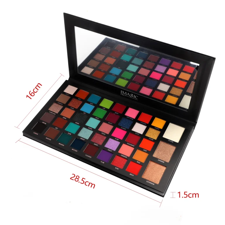 IMAGIC palette di ombretti a 43 colori, combinazione di evidenziatori per ombretti, trucco professionale LTD-602
