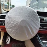 Auto Car Steering Wheel Sunshade Side Window Shade Silver Coated Cloth Steering Wheel Cover Sunscreen Insulation Side Sun Shade - Image 2