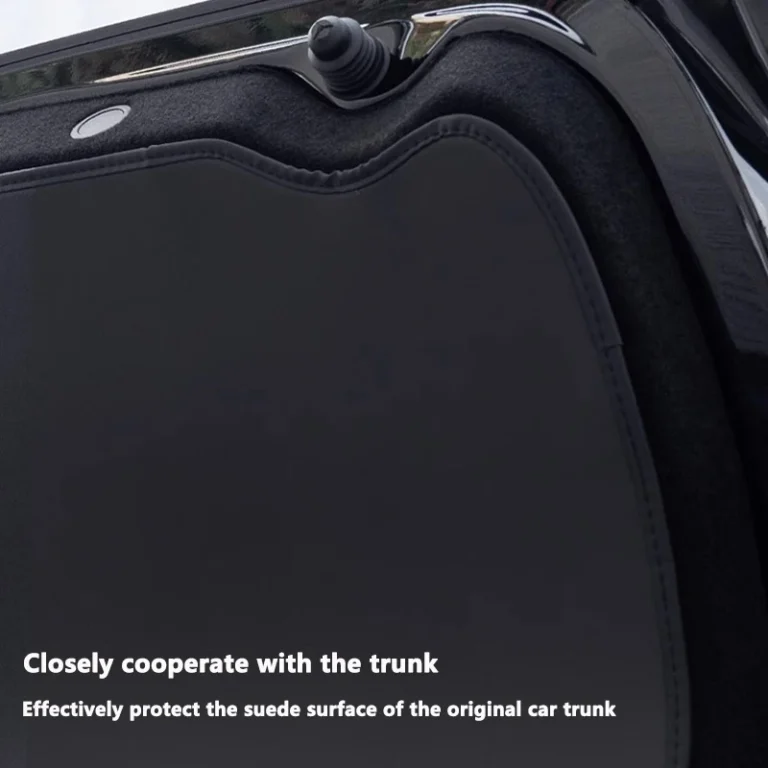 For Tesla Model Y Juniper / Model 3 Highland Trunk Tailgate Guard Pad Leather Trunk Protective Anti-dirty Pad Car Accessories