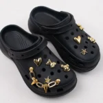 Set di 9 Charm Estivi per Scarpe, Decorazioni Fai-da-Te in Acrilico a Forma di Farfalla e Orso per Zoccoli