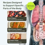 Guida alla Guarigione Naturale, Libro sui Rimedi Erboristici, Ricette per la Salute del Cuore, Supporto per il Livello di Zucchero nel Sangue, Potenziamento della Concentrazione, Manuale con Rilegatura a Spirale
