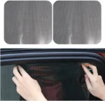 2Pcs Car Sunshade Stickers static Electrostatic Window Sun-shading Stickers Sun Block Car Rear Windows Side Blocks Cover Film - Image 5