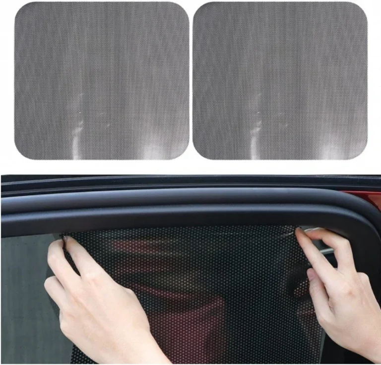 2Pcs Car Sunshade Stickers static Electrostatic Window Sun-shading Stickers Sun Block Car Rear Windows Side Blocks Cover Film