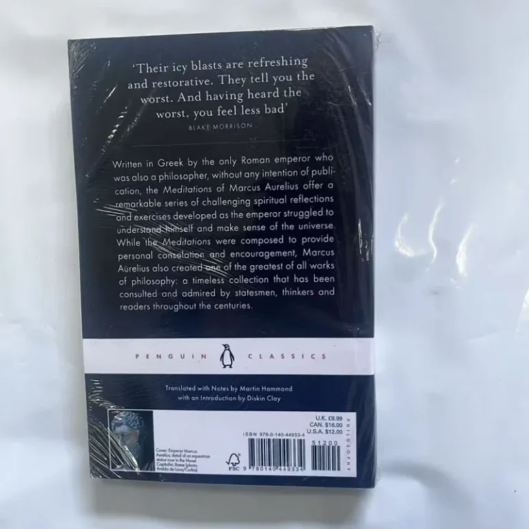 Meditazioni di Marcus Aurelius in libro in brossura inglese