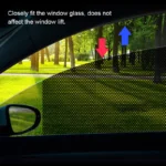 SEAMETAL 2Pcs Car Side Window Sun Shade Film Electrostatic Sunshade Sticker Summer Sun Protection Anti Glare UV Blocking Film - Image 5