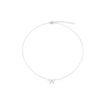Squisita catena clavicola elegante collana con pendente ad arco per donne ragazze temperamento collare catena studente coreano girocollo y2k