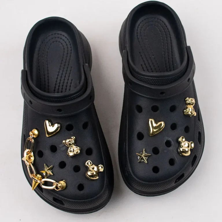 Set di 9 Charm Estivi per Scarpe, Decorazioni Fai-da-Te in Acrilico a Forma di Farfalla e Orso per Zoccoli