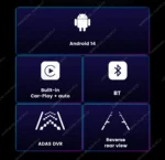 MEKEDE Wireless CarPlay Android Auto Autoradio per Mercedes Benz Smart Fortwo 451 2005 - 2015 Navigazione GPS 2 din Autoradio - Image 3