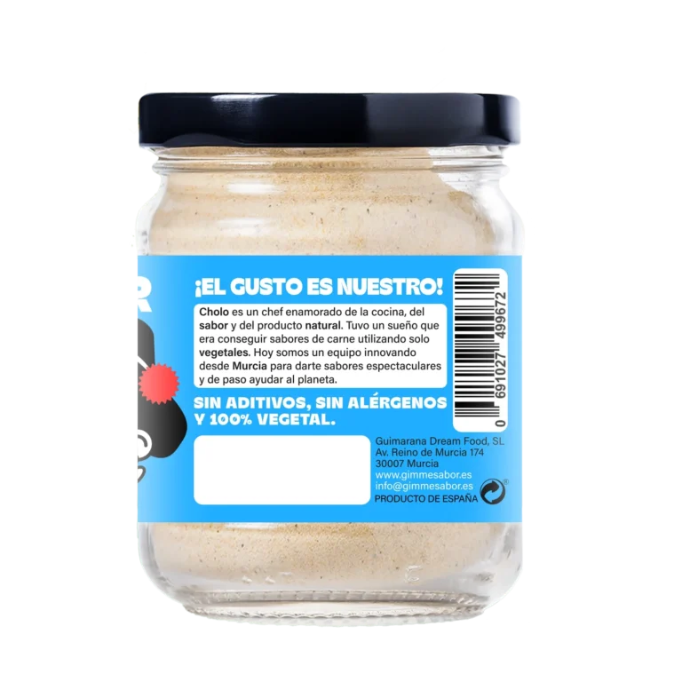Sapore preparato per brodo di frutti di mare Gimme, senza allergeni, senza glutammato, senza conservanti