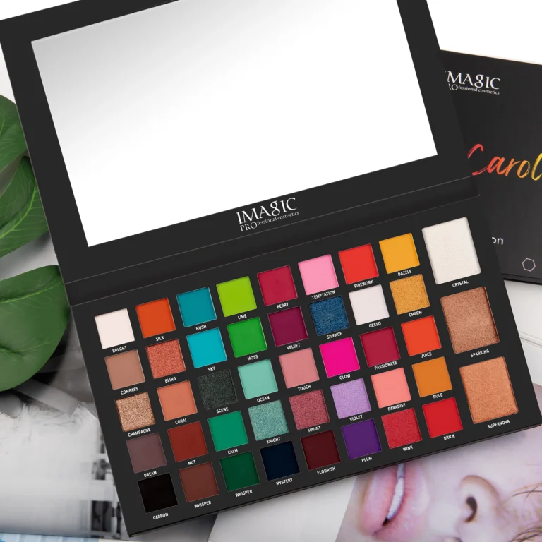 IMAGIC palette di ombretti a 43 colori, combinazione di evidenziatori per ombretti, trucco professionale LTD-602