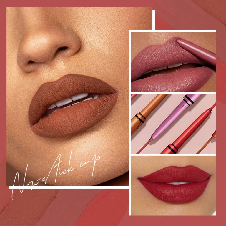 Set di matite per labbra IMAGIC 6 colori/set Forma scolpita Liner preciso senza peso con texture sfumabile Trucco rossetto morbido opaco